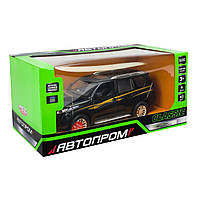 Іграшкова машинка металева Toyota Land Cruiser Prado Автопром Тойота джип 1:24, чорна, 20*7*8 см, (68270), фото 9