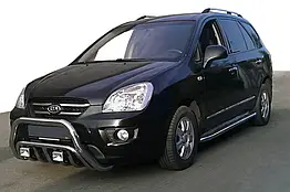Кенгурятник WT002 для Kia Carens 1999-2012 Нержавіюча сталь