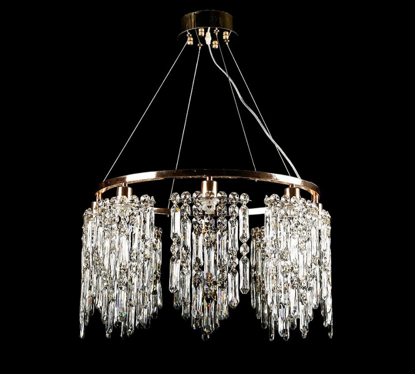Кришталева підвісна люстра L93195/600/8 (SGD), фото 1