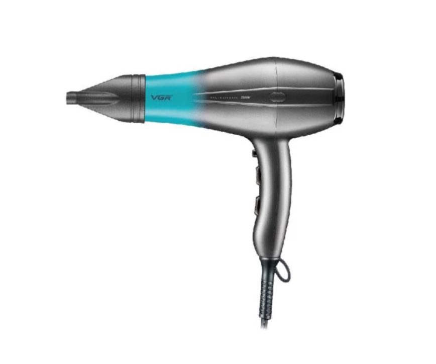 Професійний фен VGR V-463 Professional електрофен із двома концентраторами для сушіння укладки волосся 2200 Вт, фото 1