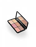 Палетка для обличчя Kiko Milano Irresistible Total Look Face Powder Palette №01 Light-Medium 15 г, фото 3
