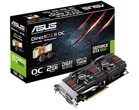 Відеокарта GeForce GTX 660 2GB Asus Direct CU II OC (GTX660-DC2O-2GD5) Б/В