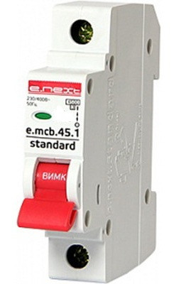 Автоматичний вимикач 1П 20А С  E. NEXT e.mcb.stand.45.1.C20 s002009