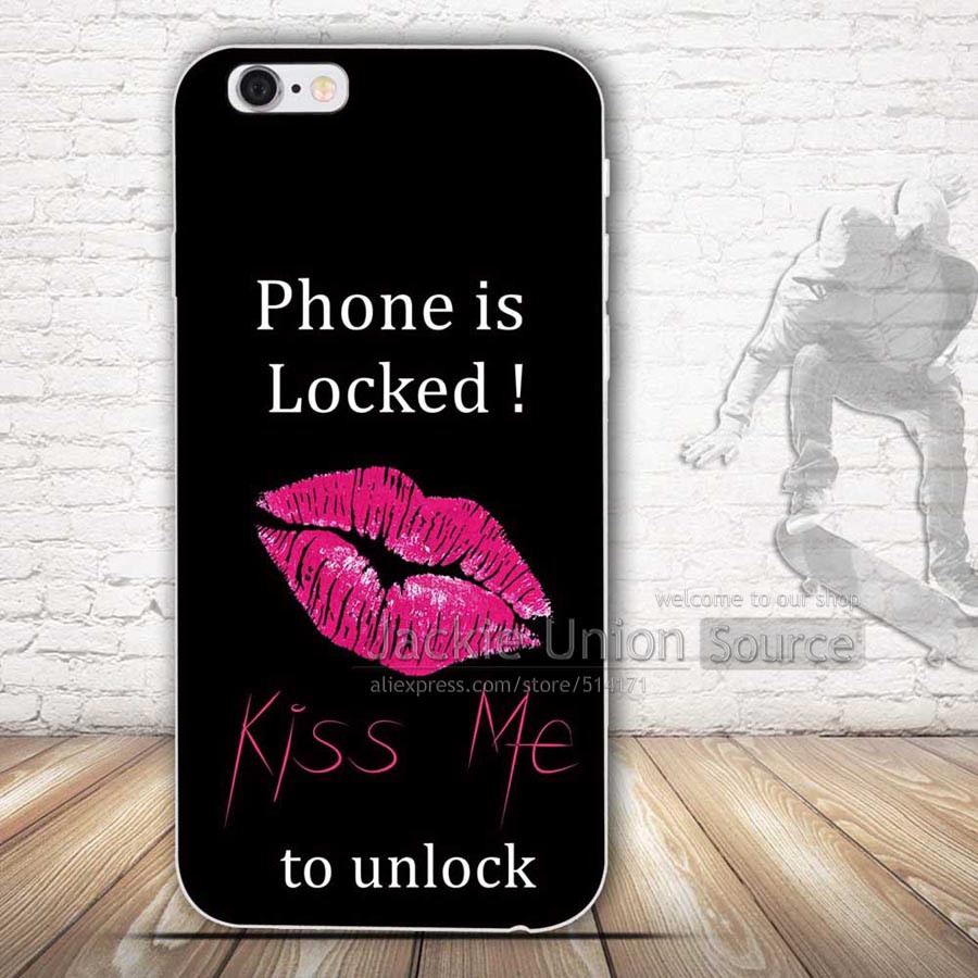Панель накладка для Iphone 6plus/ 6S plus з картинкою kiss me