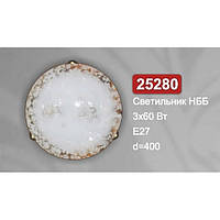 Світильник стельовий Vesta Light НББ 25280 прозорий