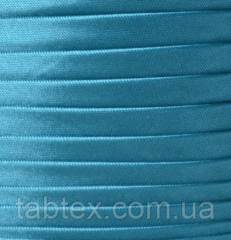 Коса Бейка "Kotex"№8070(бірюза/гол) атласна 110 ярд. (100,60 м)