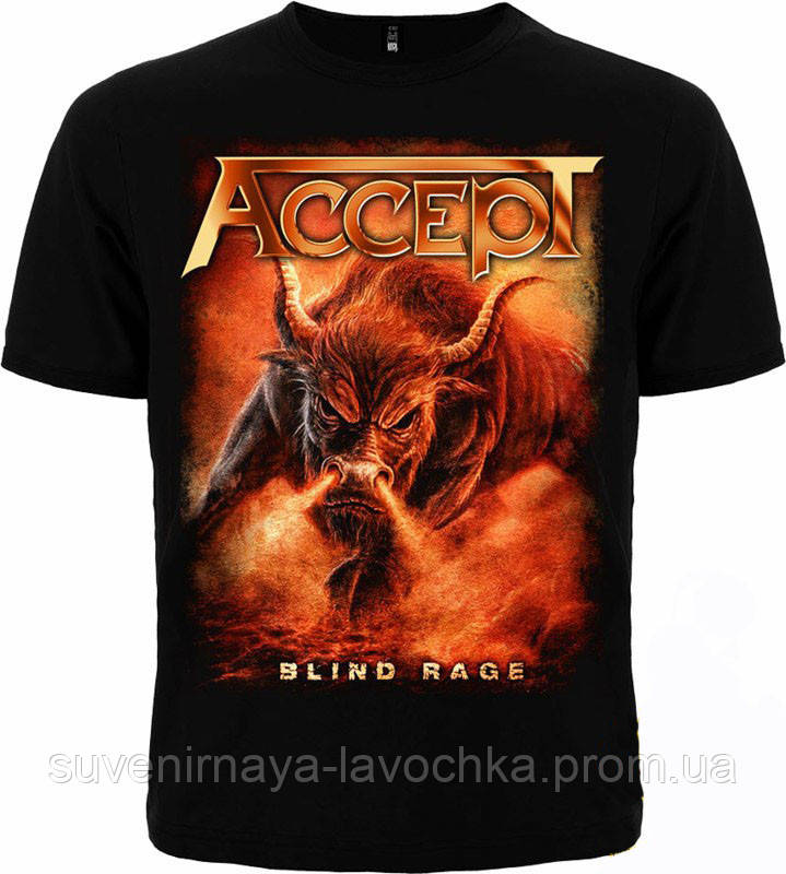 Рок футболка Accept "Blind Rage" - фото 1 - id-p492422182