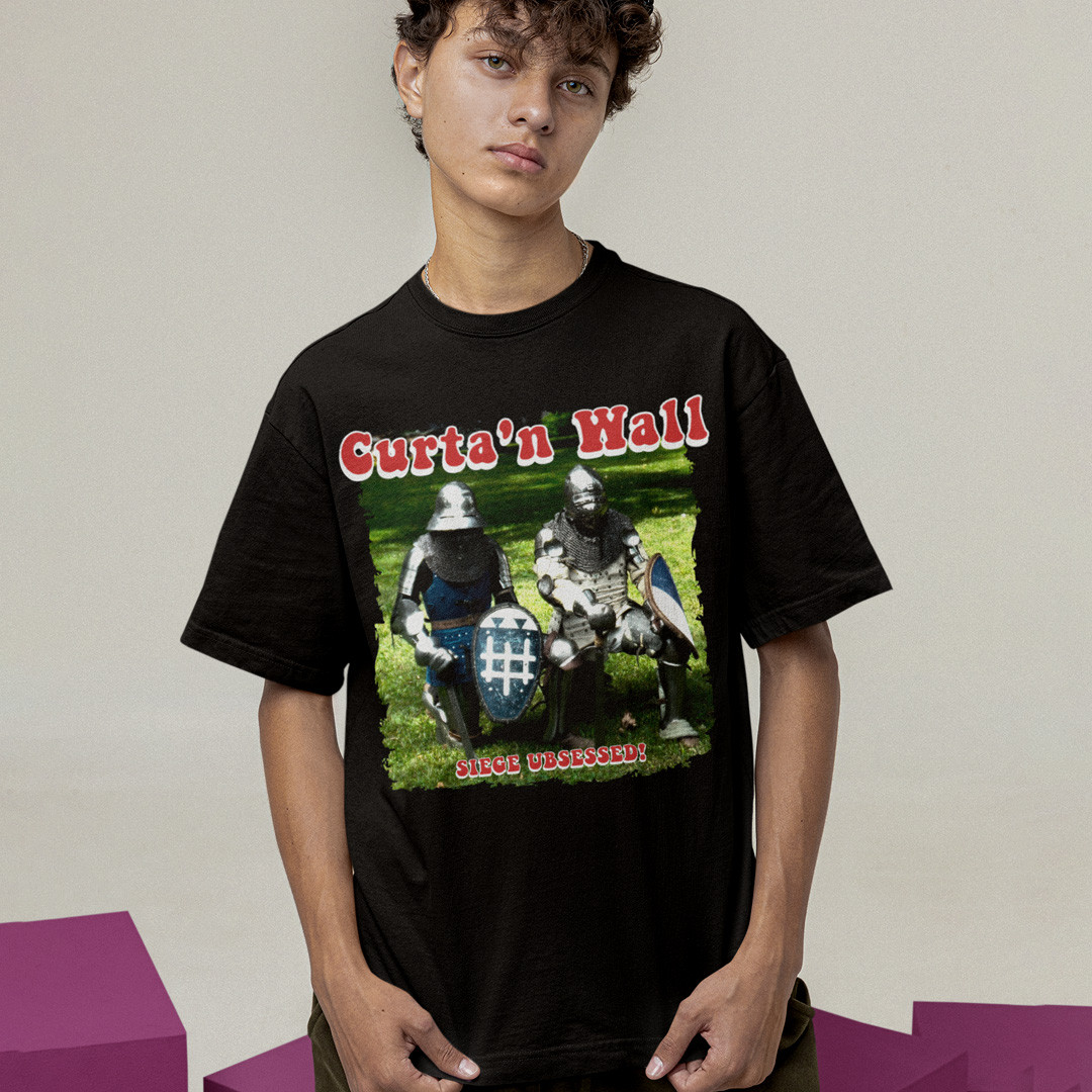 Футболка унісекс Curtan wall (Siege Unbsessed) XS чорний, фото 1