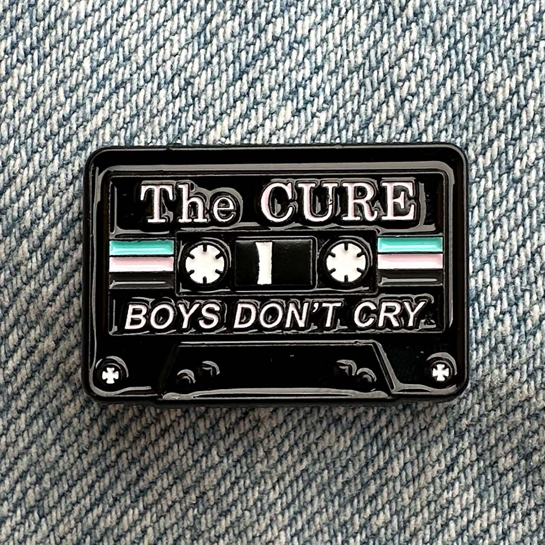 Значок пін Cassette - The Cure - Boys Dont Cry, фото 1