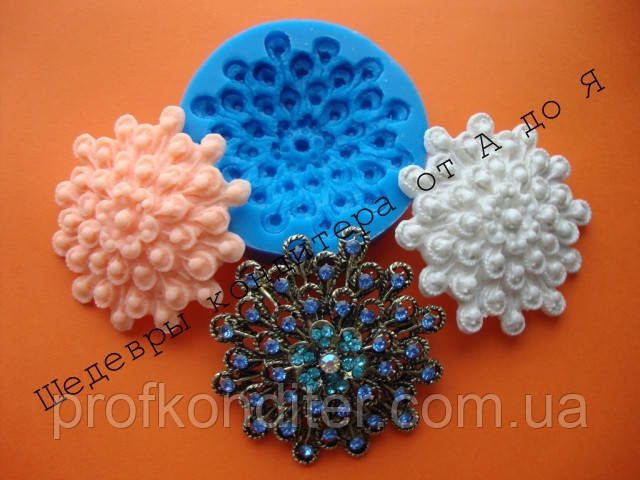 Силіконовий молд "Брошка 5", фото 1