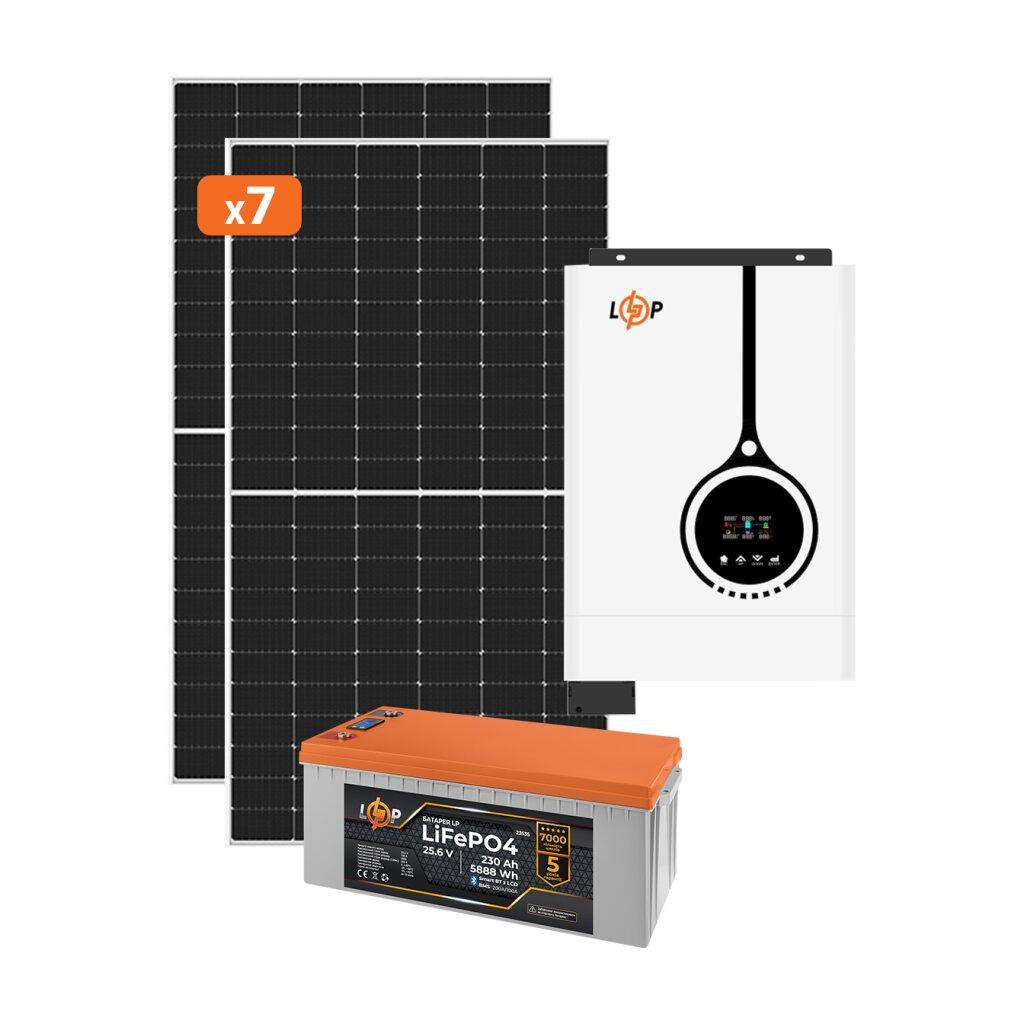 Сонячна електростанція (СЕС) Преміум 4.2kW АКБ 6kWh LiFePO4 230 Ah