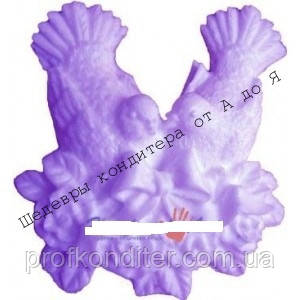 Силіконовий молд Закохані голубки, фото 1