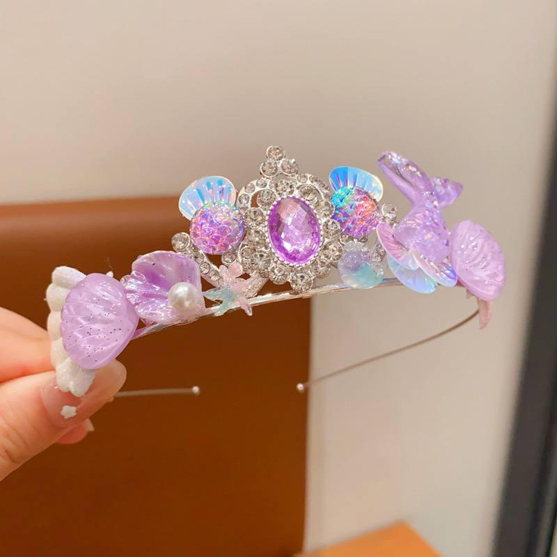 Корона Русалоньки з фіолетовими кристалами, фото 1