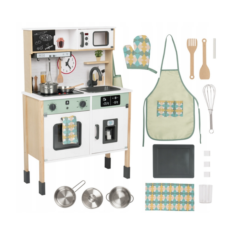 Дитяча кухня Playtive дерев'яна з аксесуарами для дітей