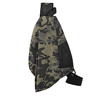 Рюкзак на одне плече водонепроникний з USB-портом для активного відпочинку та міських поїздок SPICY