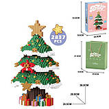 Конструктор Bricks C0109 «Святкова новорічна ялинка», 2837 деталей, у паковальній коробці та подарунковому пакеті, фото 2