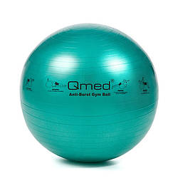 Фітбол - Qmed ABS Gym Ball 65 см. Гімнастичний м'яч для фітнесу. Зелений