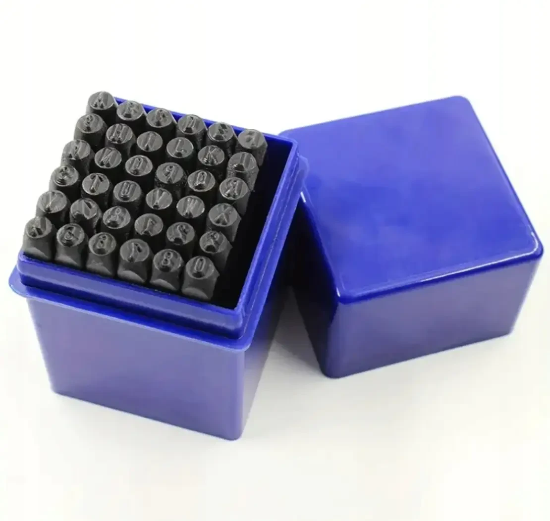 Набір клейм літери + цифри, ударні 5 мм 36 шт. STONER S12100, фото 1