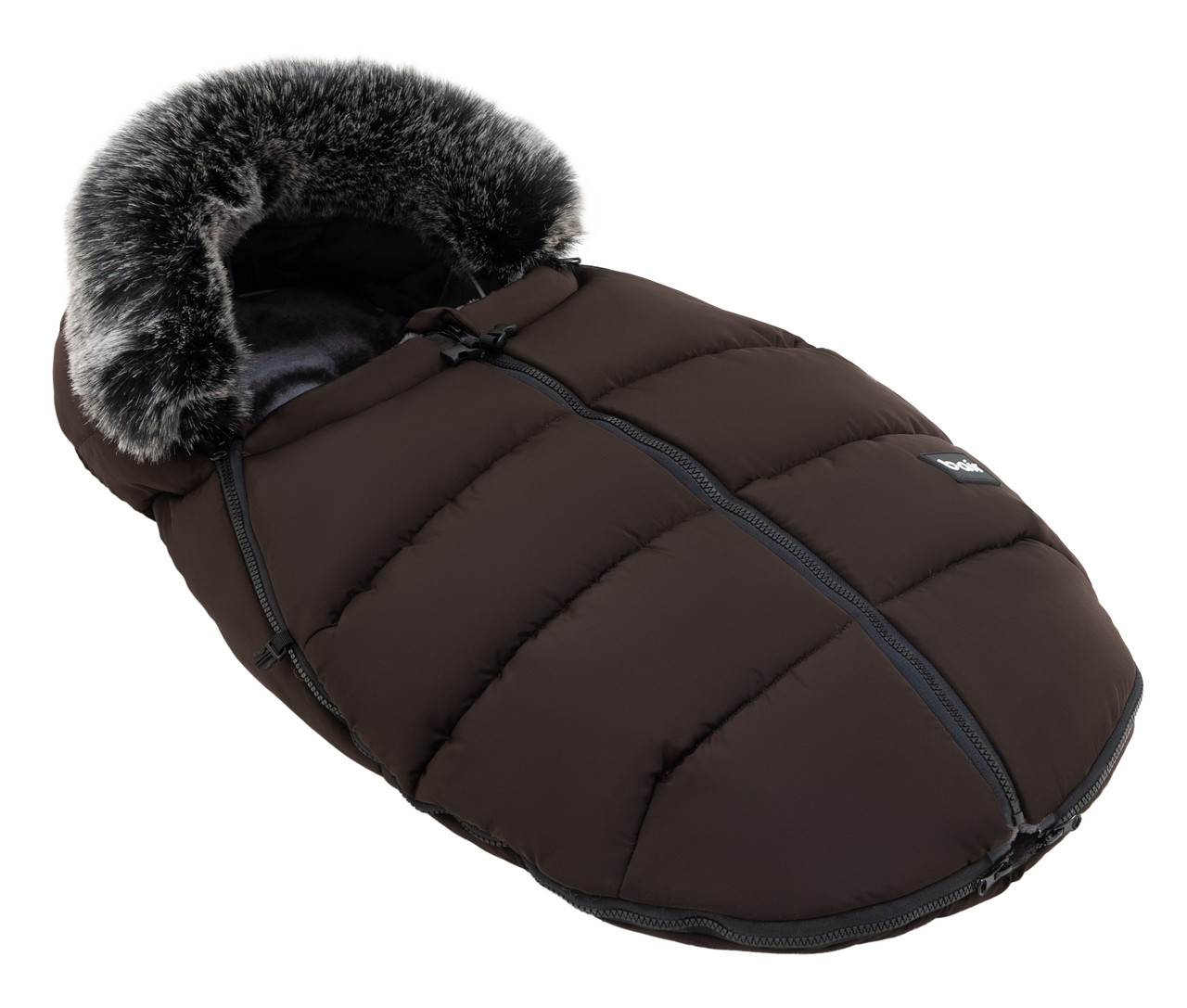 Зимний конверт Bair Cocon mini  dark chocolate тёмный шоколад