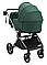 Коляска 2 в 1 Bair Pixel PL-04 зелений, фото 4