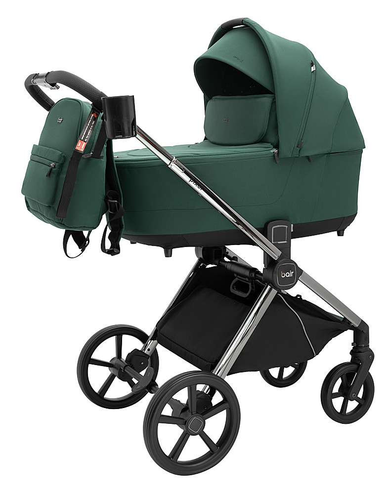 Коляска 2 в 1 Bair Pixel PL-04 зелёный