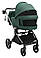 Коляска 2 в 1 Bair Pixel PL-04 зелений, фото 5