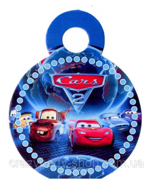 Медаль картонна Тачки, фото 1