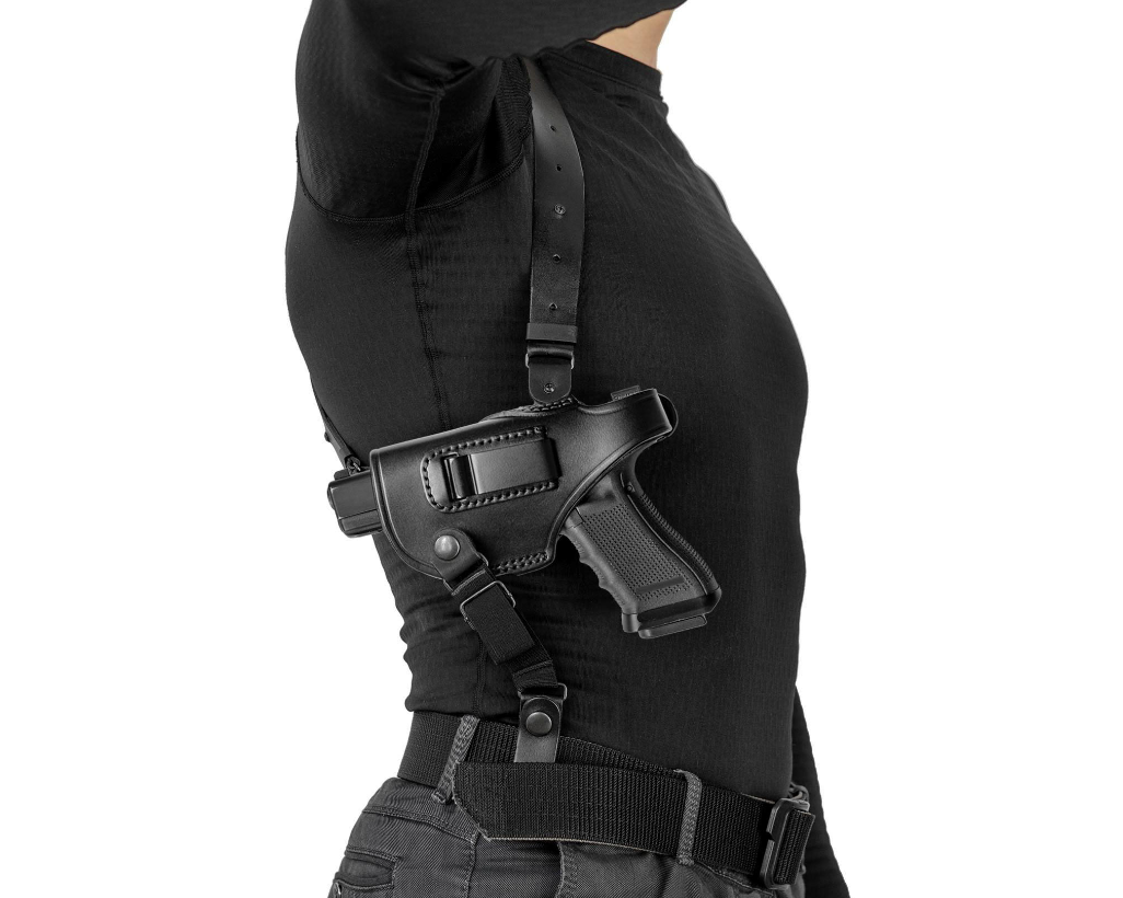 Кобура оперативна A-line для Глок, шкіряна зі скобою (для лівші), фото 1