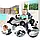 Дитячі ходунки каталки 4-в-1 з регульованою висотою, фото 7
