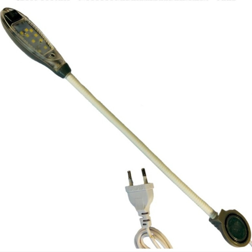 Світильник для швейної машини AOM - 12A на гнучкій ніжці з магнітним кріпленням (7265), фото 1