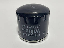 Value+ (Renault) 7711949631 — Оливний фільтр (високий) на Рено Каптюр 1.5dci