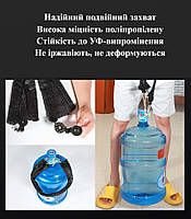 Універсальні кліпси для затінювальної сітки та тентового накриття комплект 10 шт чорні 29557, фото 4