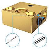 Хітблок (Heat block) для Creality Ender 5/ 5 Pro/ 5 Plus/ CR10/ CR-10-S4/ CR-10-S5/ Алюмінієвий нагрівальний блок 3Д-принтера, фото 5