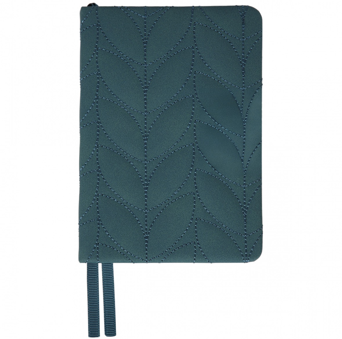 Щоденник A6 Leo Planner Vibe недатований, твердий, темно-бірюзовий, 320 сторінок — стильний преміум записник з кольоровим зрізом, фото 1