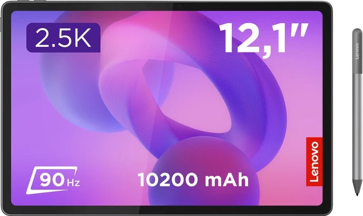 Планшет Lenovo Idea Tab Plus (361ZU) 12.1" 8/256Gb 5G Luna Grey + Pen (ZAGF0114UA) UA UCRF, фото 1