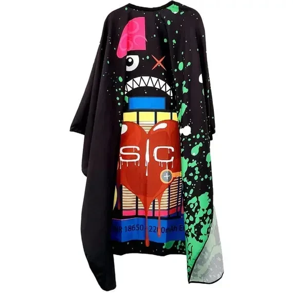 Перукарський пеньюар STYLECRAFT RADIOACTIVE BLACK, фото 1