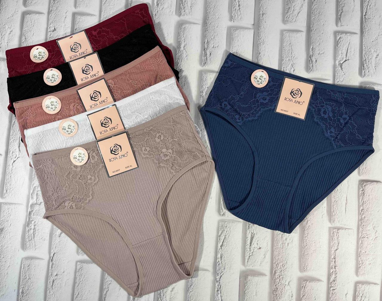 Жіночі трусики Розмір 50-56 рубчик Rosa Junio