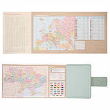 Щоденник А6 Leo Planner недатований “Chiara”, тверда обкладинка, бірюзовий, 320 сторінок, магнітний клапан, преміум, фото 9