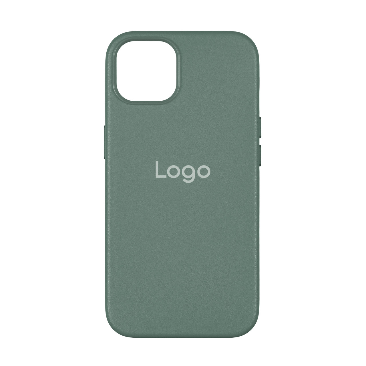 Чехол Leather Case with MagSafe для iPhone 15 Plus Pine Needle Green, фото 1