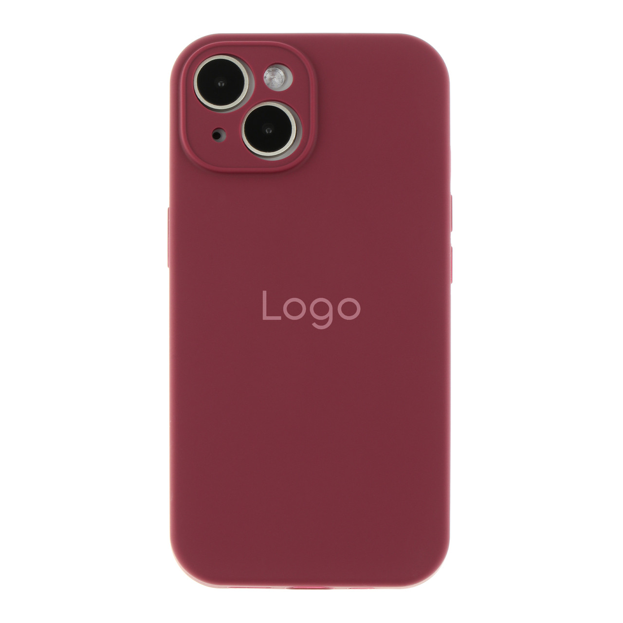 Чехол Silicone Case Full Size with Frame для iPhone 15 Plus 73.Plum, фото 1