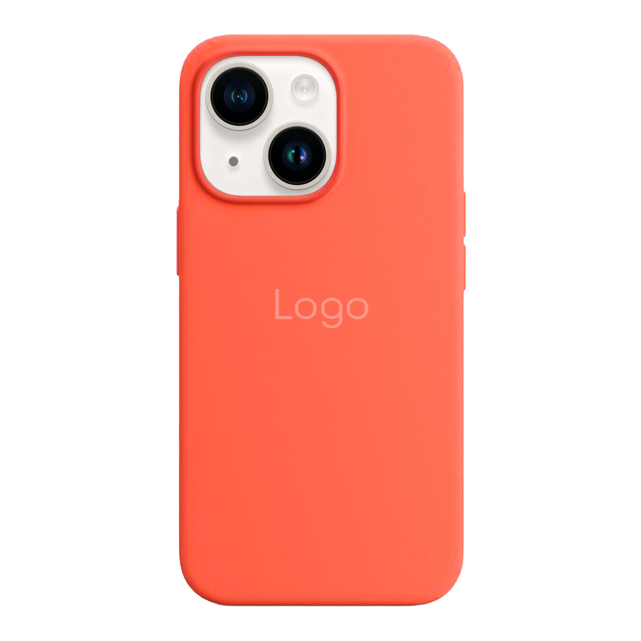 Чехол Silicone Case with MagSafe для iPhone 13 Nectarine, силиконовый, легкий, с защитой от ударов, фото 1