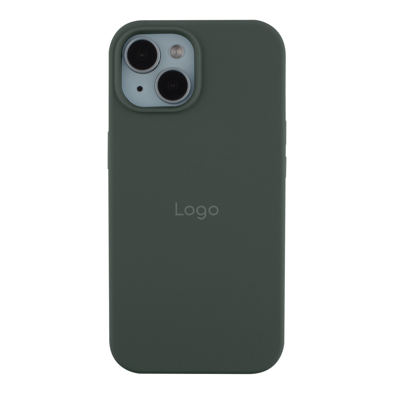 Чохол Silicone Case Full Size (AA) для iPhone 15 Plus 55.Pine Green, фото 1