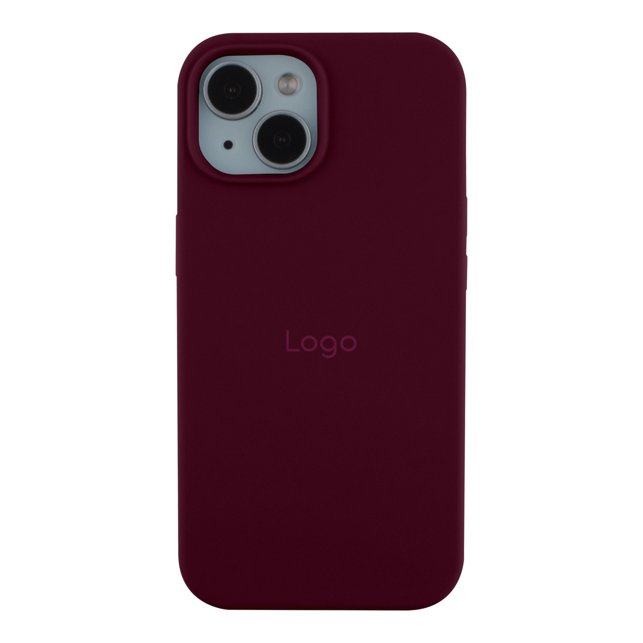 Чохол Silicone Case Full Size (AA) для iPhone 15 Plus 42.Maroon, фото 1