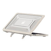 Накладка TPU+PC Hex Shield для MacBook Air 13" 2025/2024/2022 (M4 A3240/M2 A2681/M3 A3113) Stone, захист від ударів та подряпин