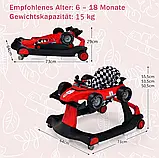 Ходунки- каталка трансформер 4-в-1 з регульованою висотою, фото 8