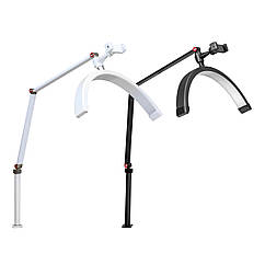 LED Лампа Moon На Струбцині M3X 16" Чорна з 180 світлодіодами та потужністю 20W для професійного освітлення