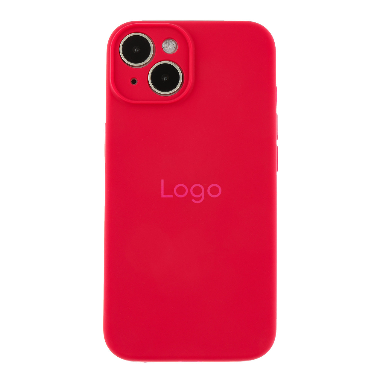 Чохол Silicone Case Full Size with Frame для iPhone 14 56. Винний червоний, силіконовий, легкий, з мікрофіброю, фото 1