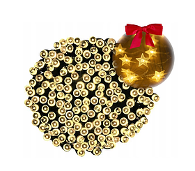 Різдвяні вогні для ялинки 500 світлодіодів теплого білого різдвяного вогню гірлянда