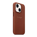Чехол Leather Case with MagSafe для iPhone 15 Plus Pine Needle Green, фото 3