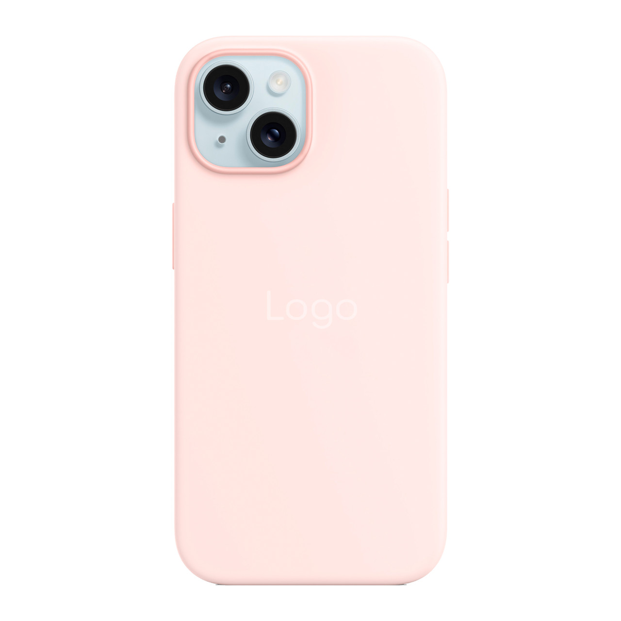 Чехол Silicone Case with MagSafe для iPhone 15 Plus Light Pink, фото 1